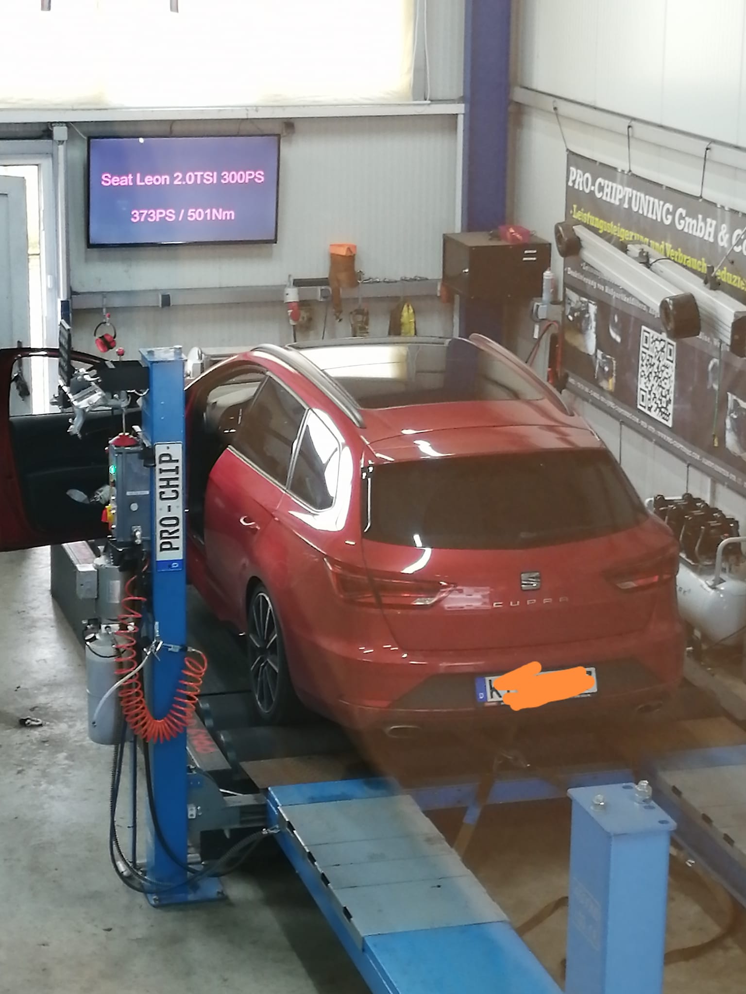 Seat Leon Cupra (2,0L TSI 290PS EURO6 CJX) Leistungssteigerung / Chiptuning