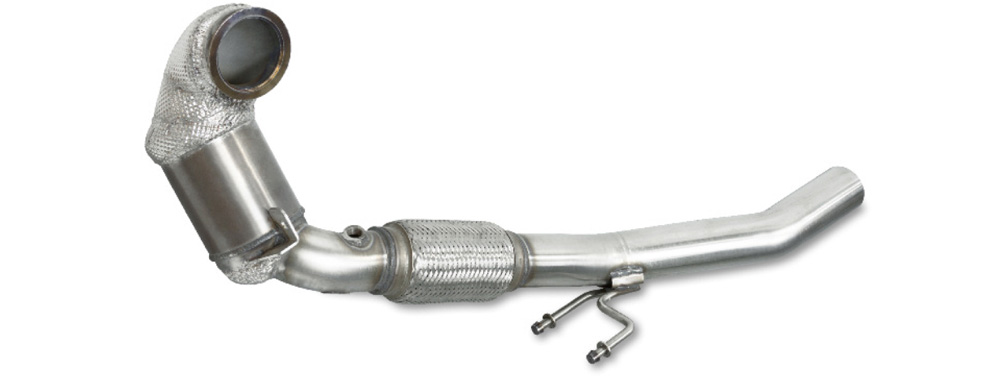 HJS ECE-Downpipe für Audi A1/S1 (2,0L TFSI 231PS EURO6 CWZ)
