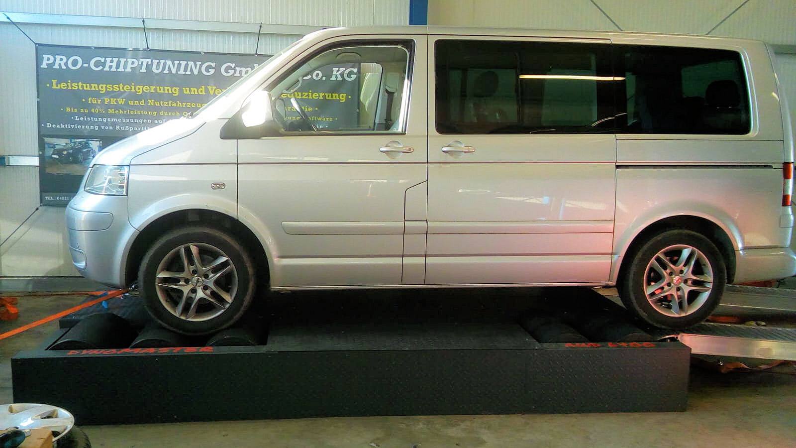 VW Transporter T5 (2,5L TDI 174PS AXE/BPC) Leistungssteigerung / Chiptuning